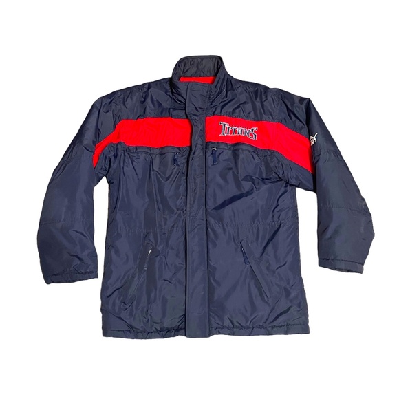 Vintage Puma‎ NFL Tennessee Titans Winter Football Stadium Coat Size M - Picture 1 of 8